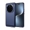 Husa Honor Magic7 Pro Techsuit Carbon Silicone, albastru