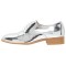 CH2499-6 Pantofi smart casual din piele cu aspect lucios la exterior, sireturi si talpa subtire