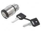 Comutator Rotativ cu Cheie 22mm Negru ZB4BG6