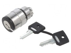 Comutator Rotativ cu Cheie 22mm Negru ZB4BG6