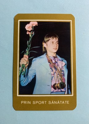 Calendar 1977 Nadia Comăneci Crucea Roșie foto