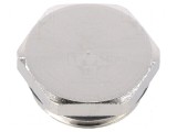 Capac de protecţie M50 1,5 IP68 din alamă cu acoperire nichel