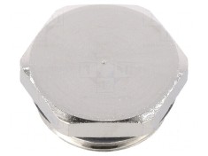Capac de protectie M50 1,5 IP68 din alama cu acoperire nichel foto