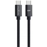 Cablu Date si Incarcare USB-C - USB-C MaXlife MXUC-12, 60W, 2m, Negru