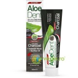 Pasta de Dinti fara Fluor cu Aloe Vera, Carbune Activ si Tea Tree Aloe Dent 100ml