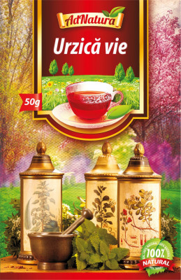 Ceai urzica vie 50gr adserv foto