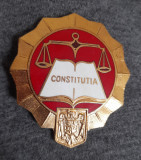 Insigna Judecator Curtea Constituțională