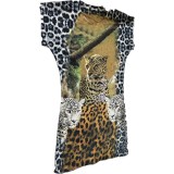 Tricou dama, model leopard , marime universala