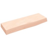 Cumpara ieftin Polita de perete, 60x20x6 cm, lemn masiv de stejar netratat