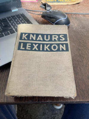 Knaurs Lexicon A-Z (1931) foto