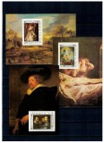 Niger 1978 - Rubens, picturi, arta, serie 5 colite neuzate