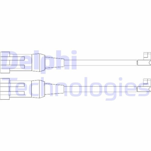 Delphi senzor de avertizare, uzura placute de frana