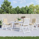 vidaXL Perne scaun cu spătar mic, 4 buc., bej, textil oxford 377681