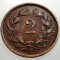 7.287 ELVETIA 2 RAPPEN 1919 B
