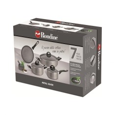 Set 7 piese Bialetti Metal Silver