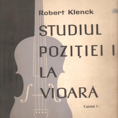 Robert Klenck - Studiul Pozitiei I La Vioara Caietul I