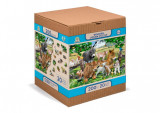 Puzzle din lemn, Cresa animalelor, 200 piese