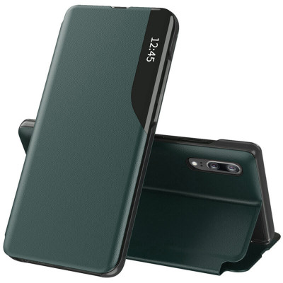 Husa pentru Huawei P20, Techsuit eFold Series, Dark Green foto