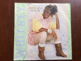 Whitney Houston - How will i know / Someone for me 1986 disc single 7" vinyl muzica dance synth pop disco Arista records VG++