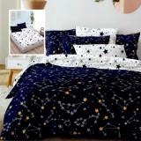 LENJERIE FINET 6 PIESE CU HUSĂ &ndash; 160&times;200 ȘI 180&times;200 (HF6P273)