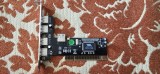 Card adaptor PCI la 4+1 porturi USB 2.0