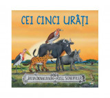 Cei cinci ur&acirc;ți - Paperback brosat - Julia Donaldson - Litera mică