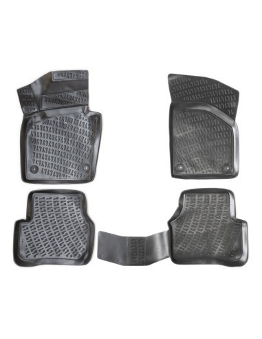 Set covorase auto din cauciuc tip tavita Volkswagen Tiguan I 2007-2017