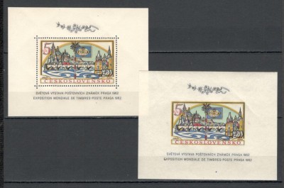 Cehoslovacia.1962 Expozitia filatelica PRAGA-Bl. XC.328 foto
