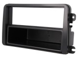 Cadru radio VW 2 ISO negru 4CARMEDIA - Montaj Auto Simplu