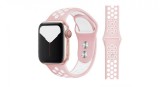 Curea Ceas SmartWatch pentru Apple Watch, bratara 20 mm, Silicon, sport, eleganta, rezistenta la indoituri, Comfy to Wear, Roz