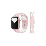 Curea Ceas SmartWatch pentru Apple Watch, bratara 20 mm, Silicon, sport, eleganta, rezistenta la indoituri, Comfy to Wear, Roz