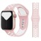 Curea Ceas SmartWatch pentru Apple Watch, bratara 20 mm, Silicon, sport, eleganta, rezistenta la indoituri, Comfy to Wear, Roz
