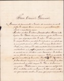 A2633N Societatea de lectură Inochentie Micu Clain 1892 Blaj scrisoare