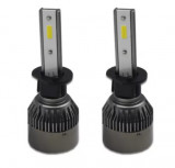 Cumpara ieftin Set 2 becuri LED auto F2 H1, 100W, ventilator, 6000K, 12000LM