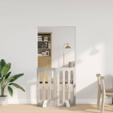 vidaXL Țarc pliabil pentru animale de companie 2 pcs Gri Beton 8005977