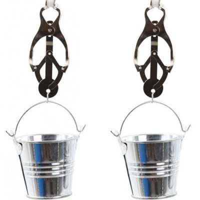 OHMAMA FETISH NIPPLE CLAMPS WITH BUCKETS foto