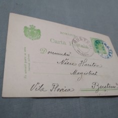 CARTE POSTALA POSTA MILITARA 1907 CIRCULATA IN TARA