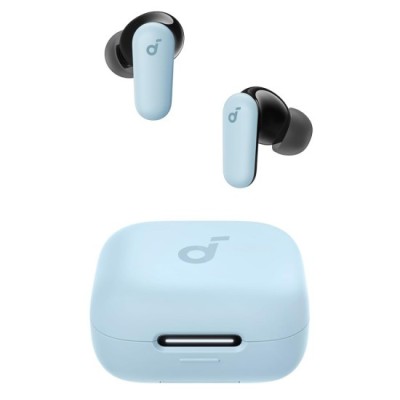 Casti Bluetooth TWS, Noise Cancelling, Touch Control, IP54 - Anker SoundCore P30i (A3959331) - Blue foto