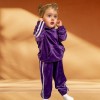 Trening mov din catifea pentru fetite - Colectia Bella (Marime Disponibila: 0-3, Superbaby