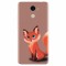 Husa silicon pentru Huawei Enjoy 7 Plus, Fox Cartoon Animal And