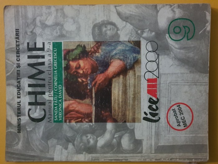 Chimie, manual pentru clasa a IX-a - Sanda Fatu, Grecescu Cornelia, David Veronica
