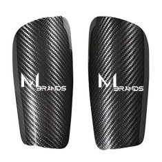 Aparatori MBrands din fibra de carbon , foarte usoare , pentru fotbal negru L foto