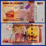 Uganda 1000 Shillings 2021, P-49, UNC, Bancnota NeCirculata