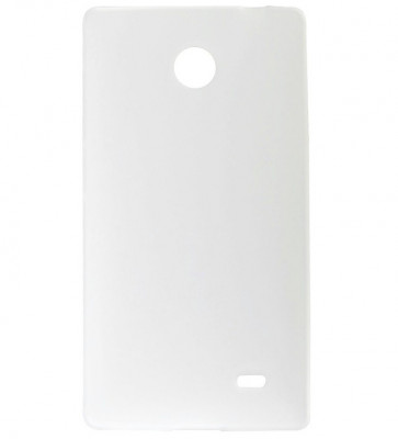 Husa silicon semitransparenta (cu spate mat) pentru Nokia X (A110) foto
