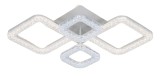 Cumpara ieftin Lustra LED Cristale 104w, patrate, telecomanda, wifi 2.4G, lumina/rece/calda/neutra, intensitate reglabila