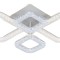 Lustra LED Cristale 104w, patrate, telecomanda, wifi 2.4G, lumina/rece/calda/neutra, intensitate reglabila