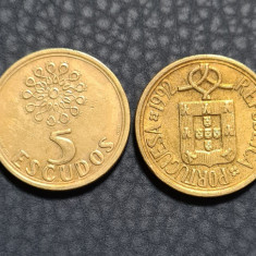 Portugalia 5 escudos 1992