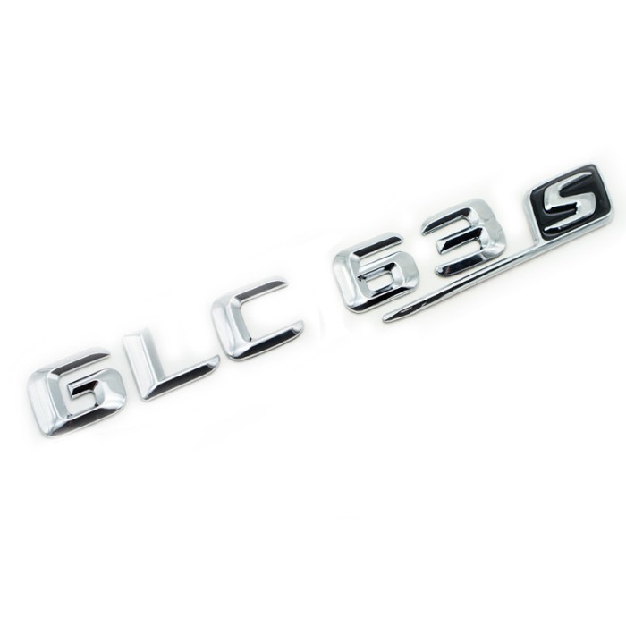 Emblema GLC 63_S pentru spate portbagaj Mercedes