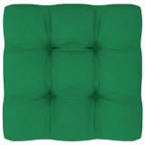 Pernă pentru canapea din paleți, verde, 58 x 58 x 10 cm, vidaXL