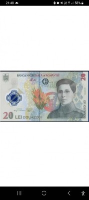 Bancnote de 20 de lei cu Ecaterina Teodoroiu foto